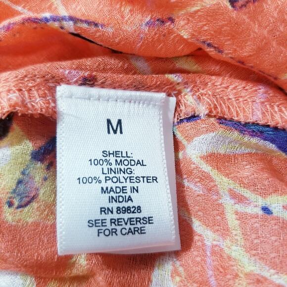 Haute Hippie Women size Medium Tribe Floral Wrap Maxi Dress - Picture 8 of 13